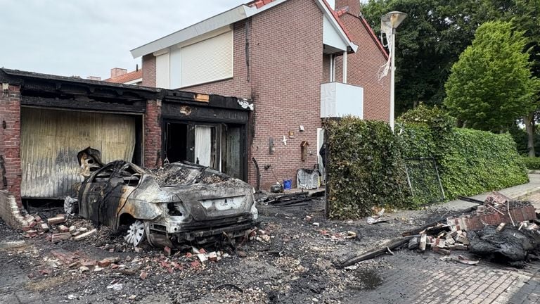 The damage after the fire was huge (archive photo: Imke van de Laar).