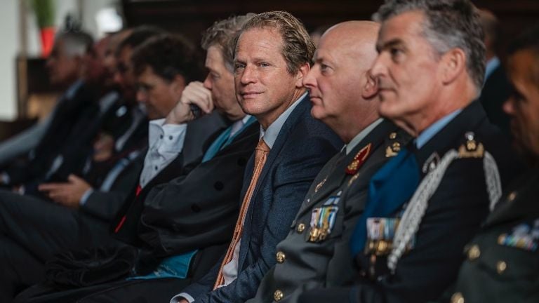 State Secretary Gijs Tuinman in the Grote Kerk in Breda (Photo: Ministry of Defense)