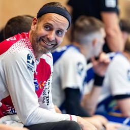 Handball goalkeeper Silvio Heinevetter (Eisenach) in the game against VfL Potsdam (source: Imago / Christian Heilwagen)