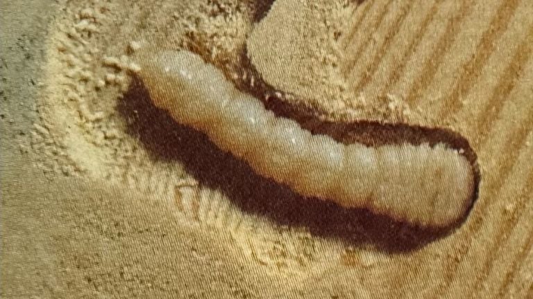 A larva of the Landsboktor (photo: Frans Kapteijns)