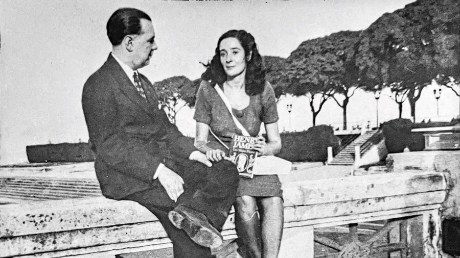 Jorge Luis Borges and Estela Canto