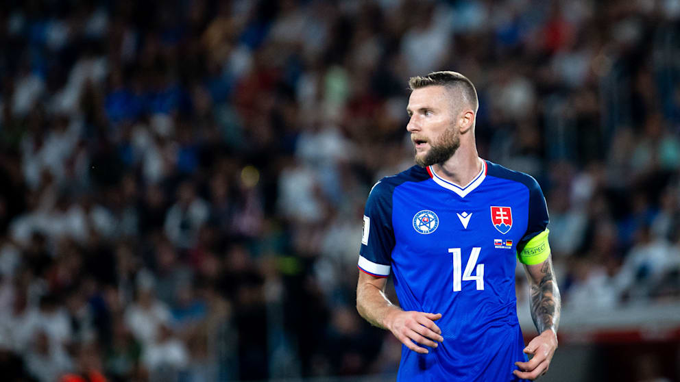 Milan Śkriniar (30) ist Kapitän der slowakischen Nationalmannschaft