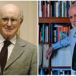 Natalio Botana and José Emilio Burucúa | Photo: CEDOC
