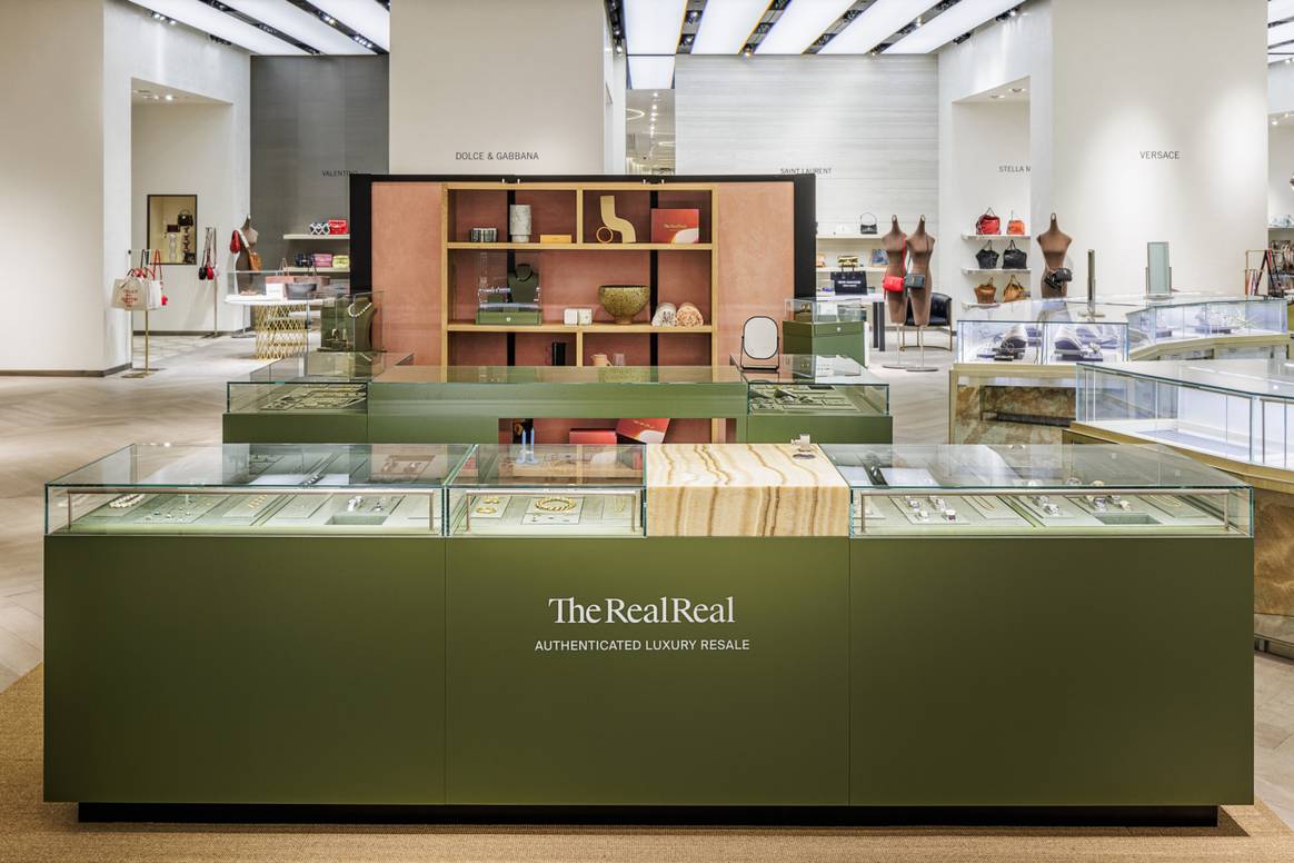 The Realreal at Saks.