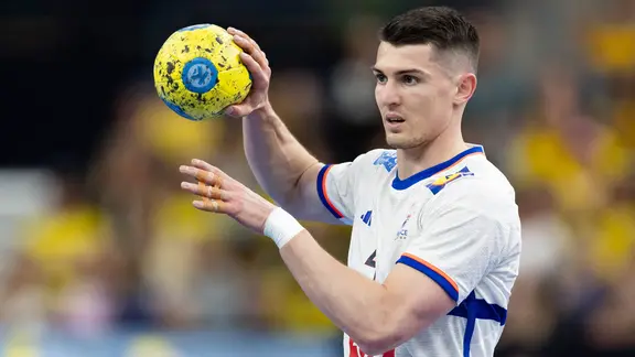 The French handball national player Aymeric Minne