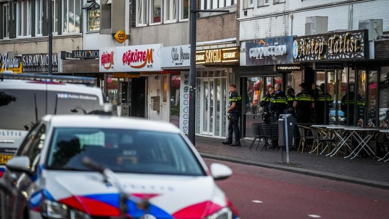Three companies on the Kruisstraat are searched (photo: SQ Vision).