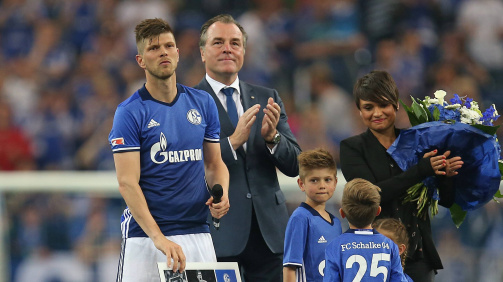Son Schalke-Department in 2017 was also there at Klaas-Jan Huntelaars.