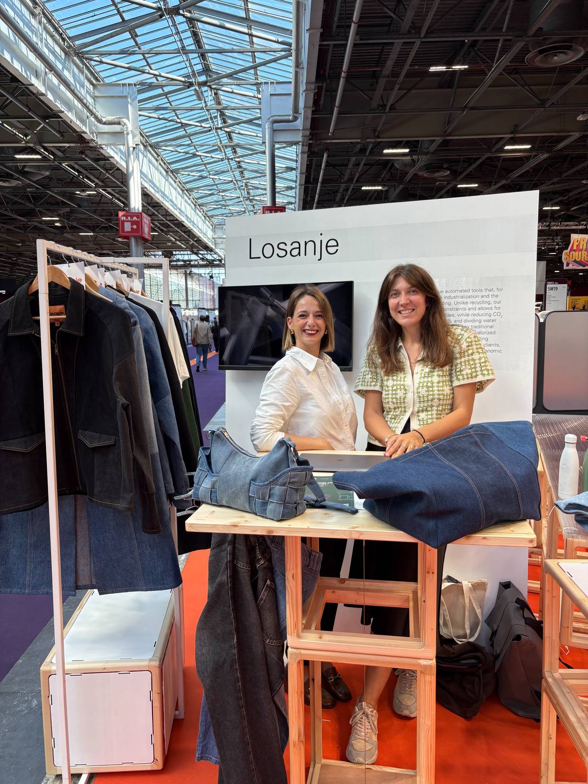 Justine Douvre, Directrice of the Opérations, et Marie Cretel, Strategic and Business Developer, Losanje