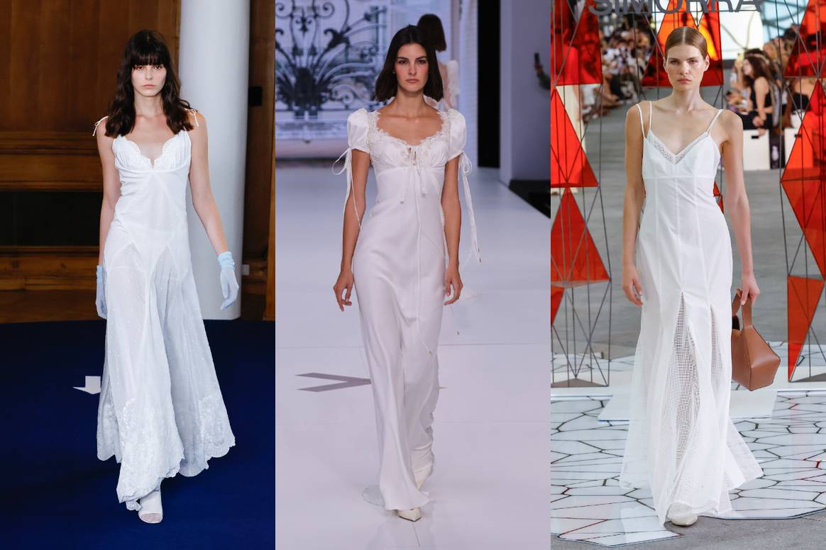 De izq. a dch. Palomo Spain, Yolancris y Simorra SS26 en Mbfw Madrid.