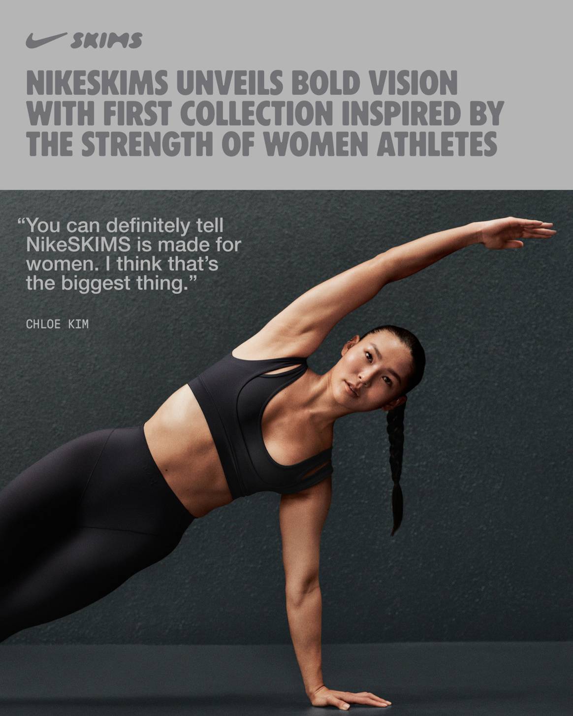 Nikeskims campaign pictures.
