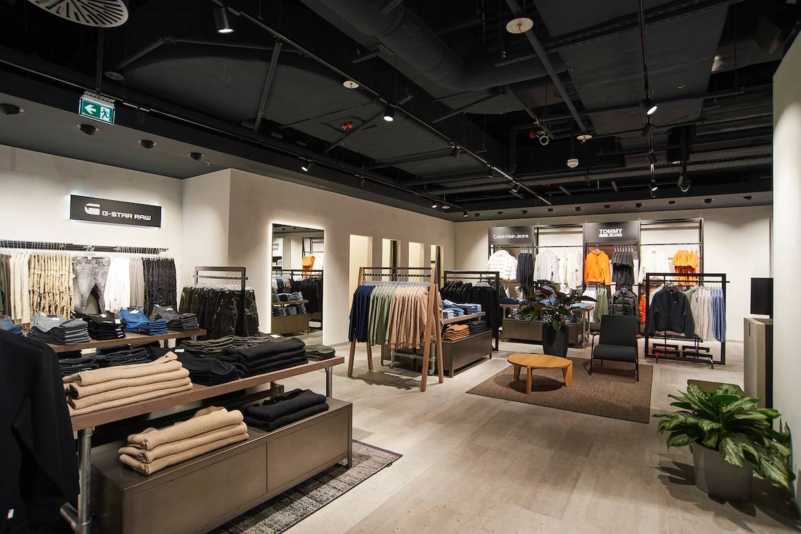 The new store from Anshern's in the overseas quarters in Hamburg