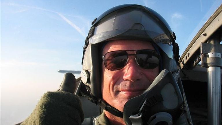 Joop Hendrix flew fighter for many years at the Air Force (photo: via Joop Hendrix)