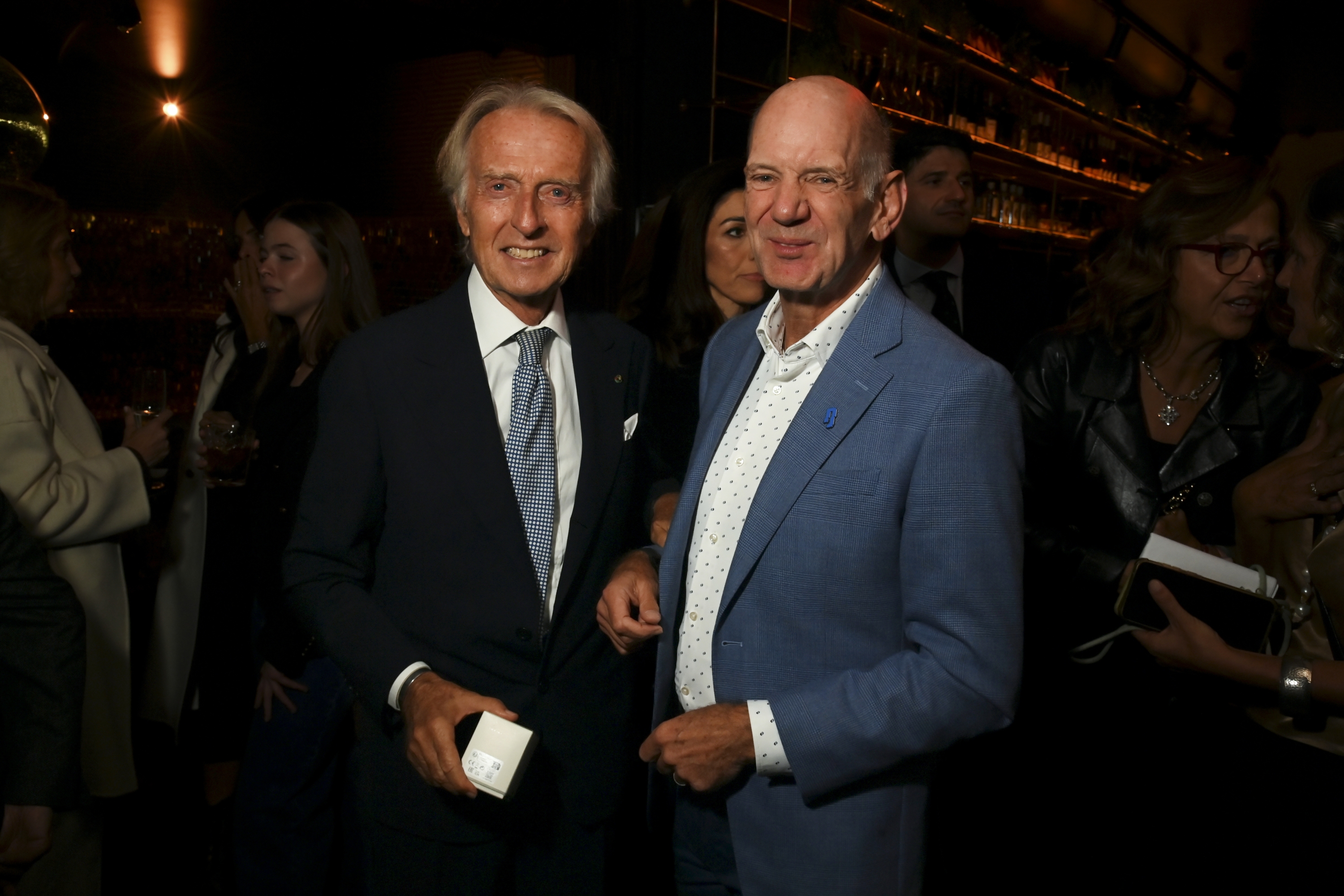 London, England - September 25: Luca Cordero di Montezemolo and Adrian Newey at least 