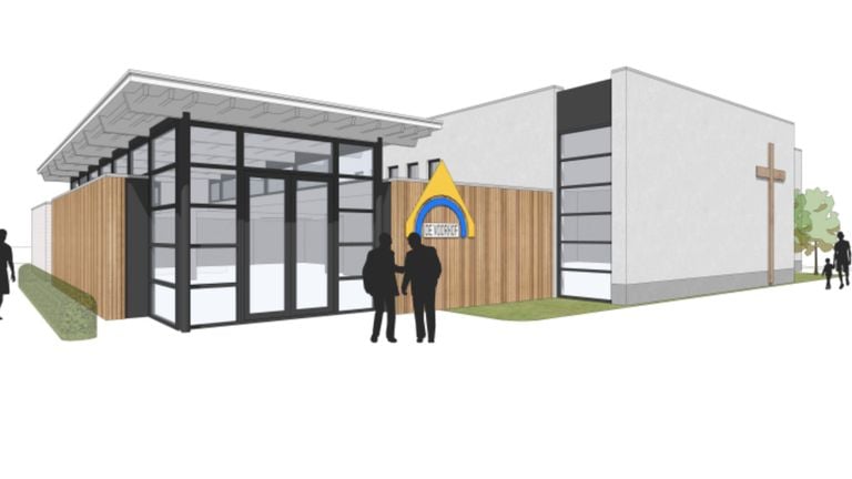 An impression of the new church building in the former retail building (photo: Jos Pruijssen)