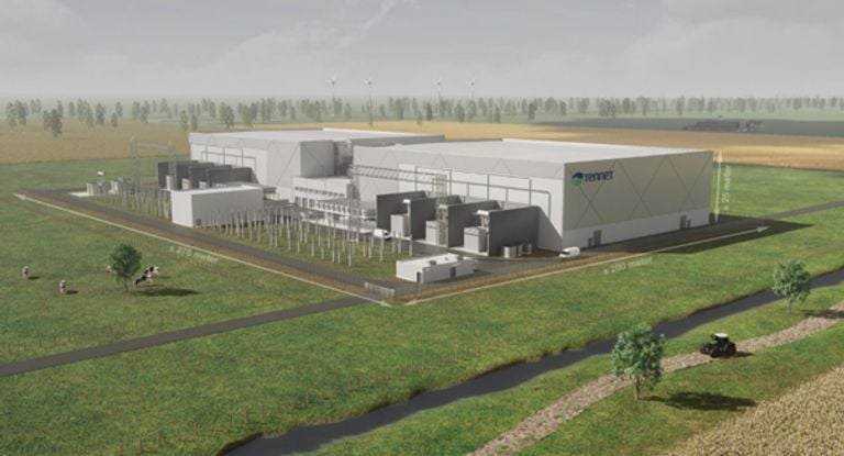 An impression of the Converterstation in Geertruidenberg