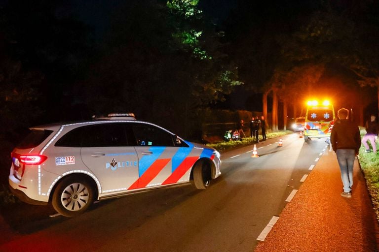 The road was closed for a while (photo: Addy Smits/press agency Heitink).