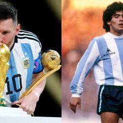 From Messi to Maradona, a review of the players who wrote the most glorious pages of the Albiceleste. | Photo: TNT Sports