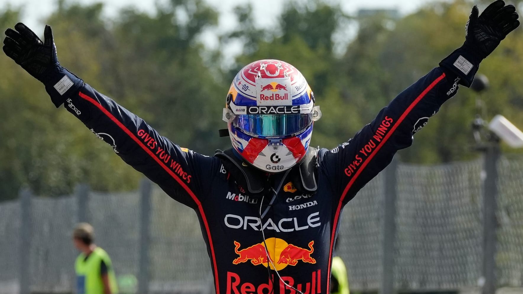 Start-target victory: Max Verstappen celebrates its success in Monza.