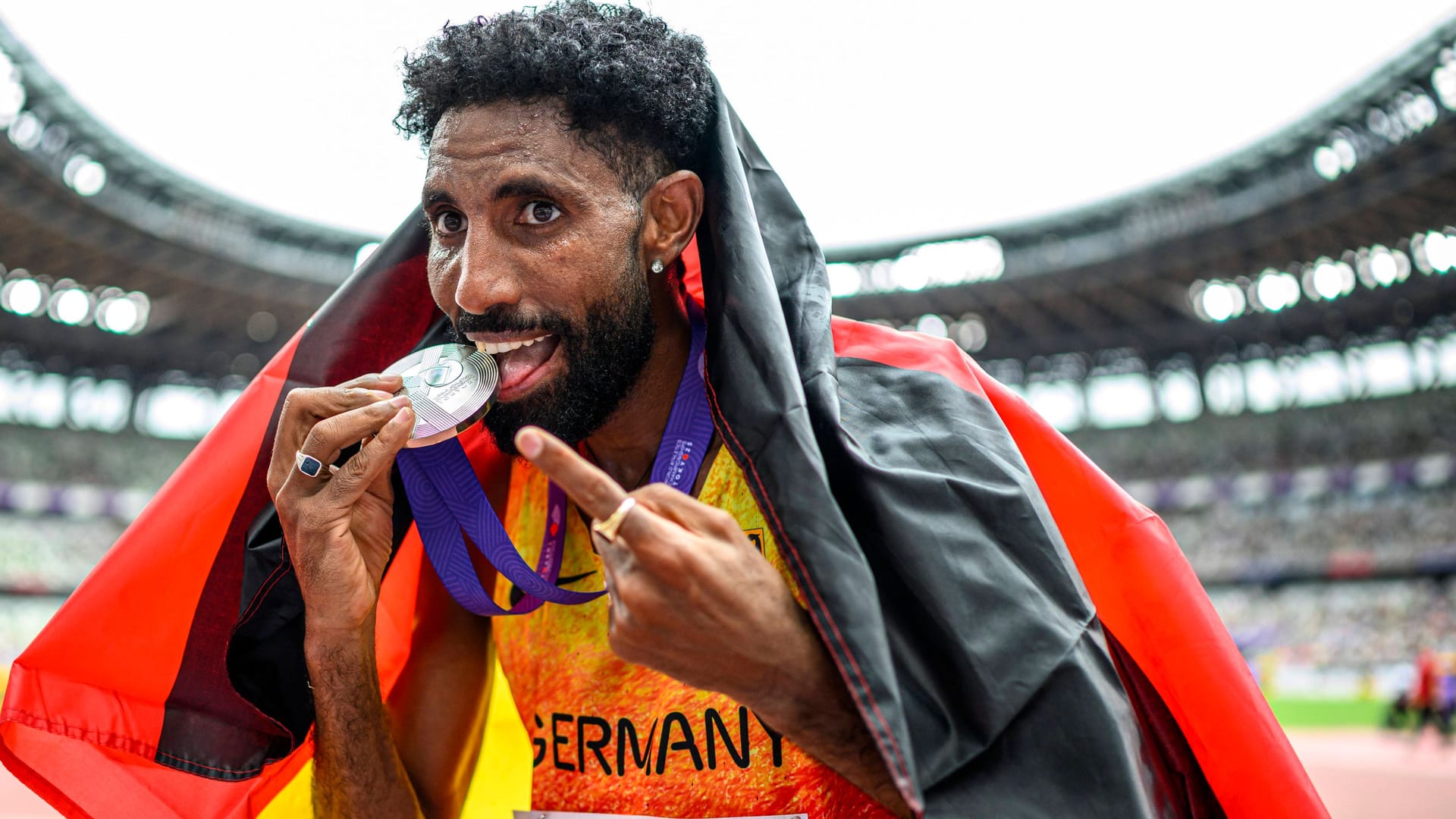 Amanal Petros: He surprisingly won silver at the World Cup.