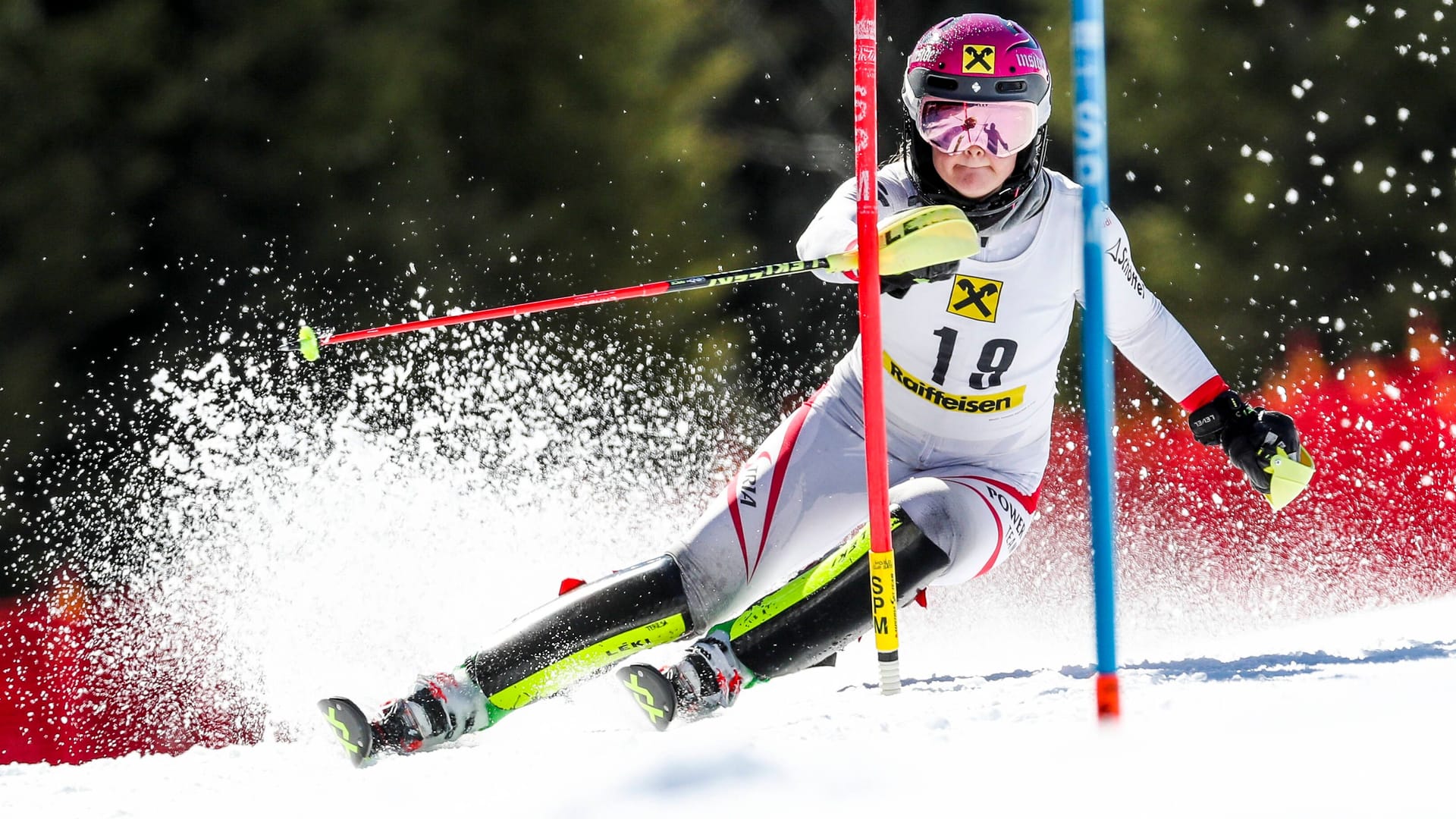 Teresa Grüner: The Austrian stops.