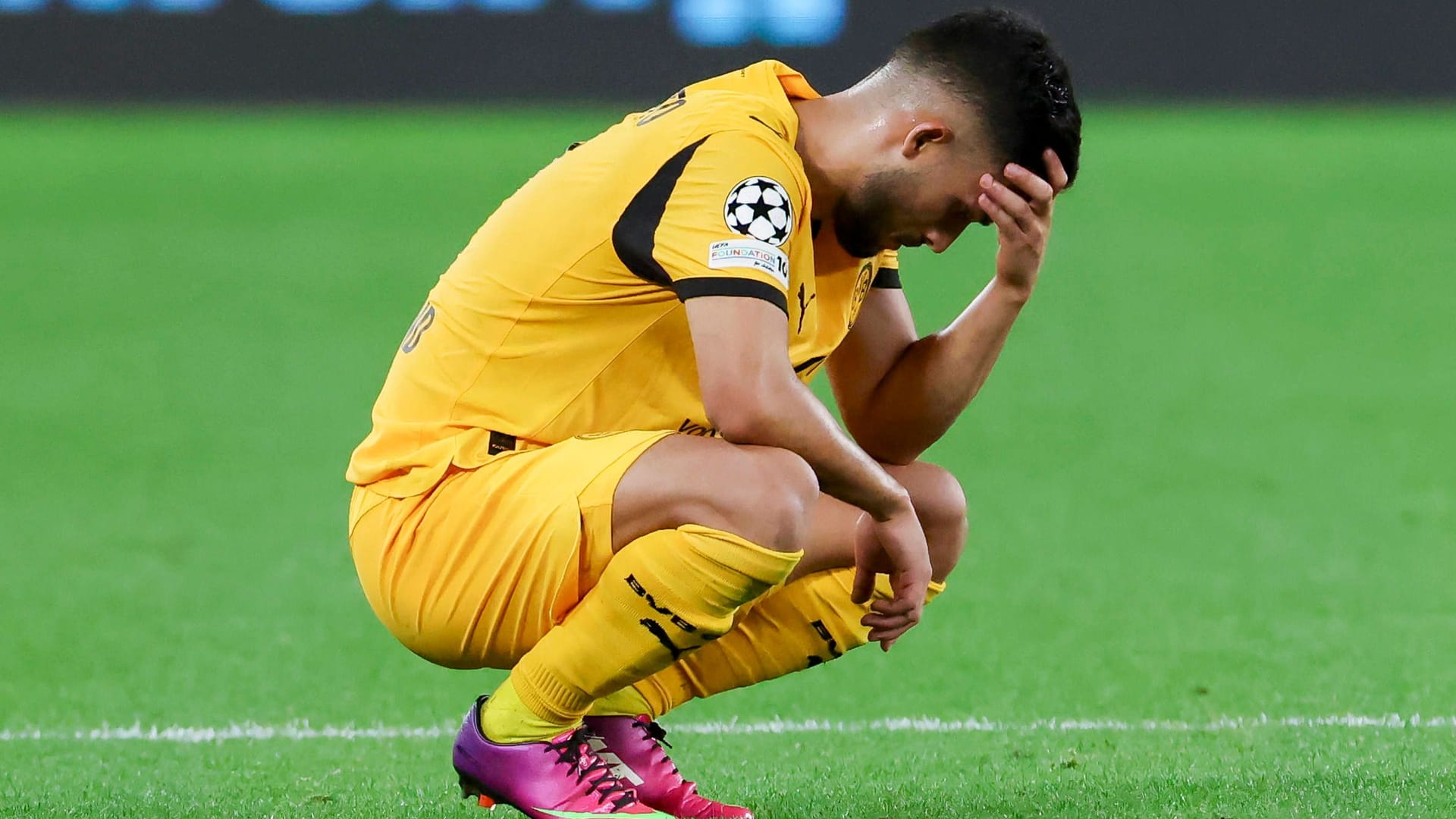 Disappointed: BVB player Yan Couto after the 4: 4 in Turin.