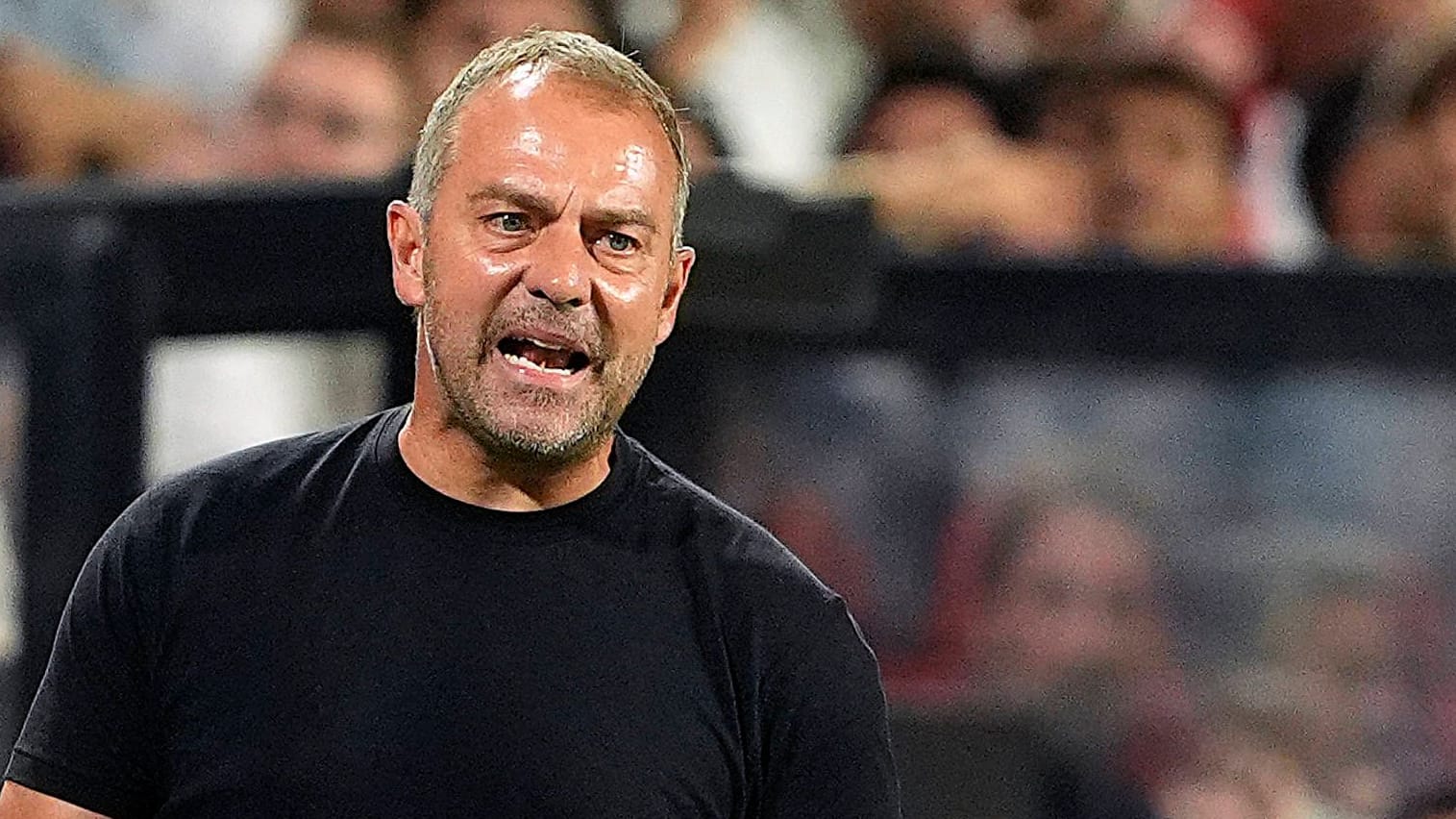 Hansi Flick: The Barcelona coach and his team will play against a smaller backdrop.