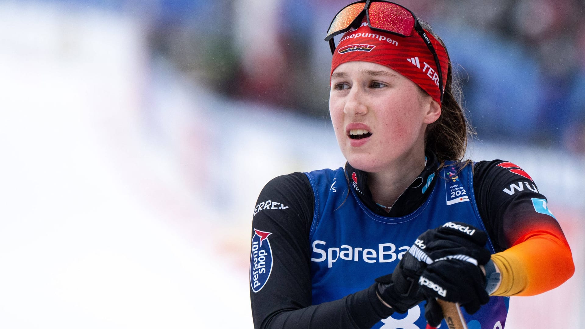 Maria Gerboth: Your injury throws her off the track.