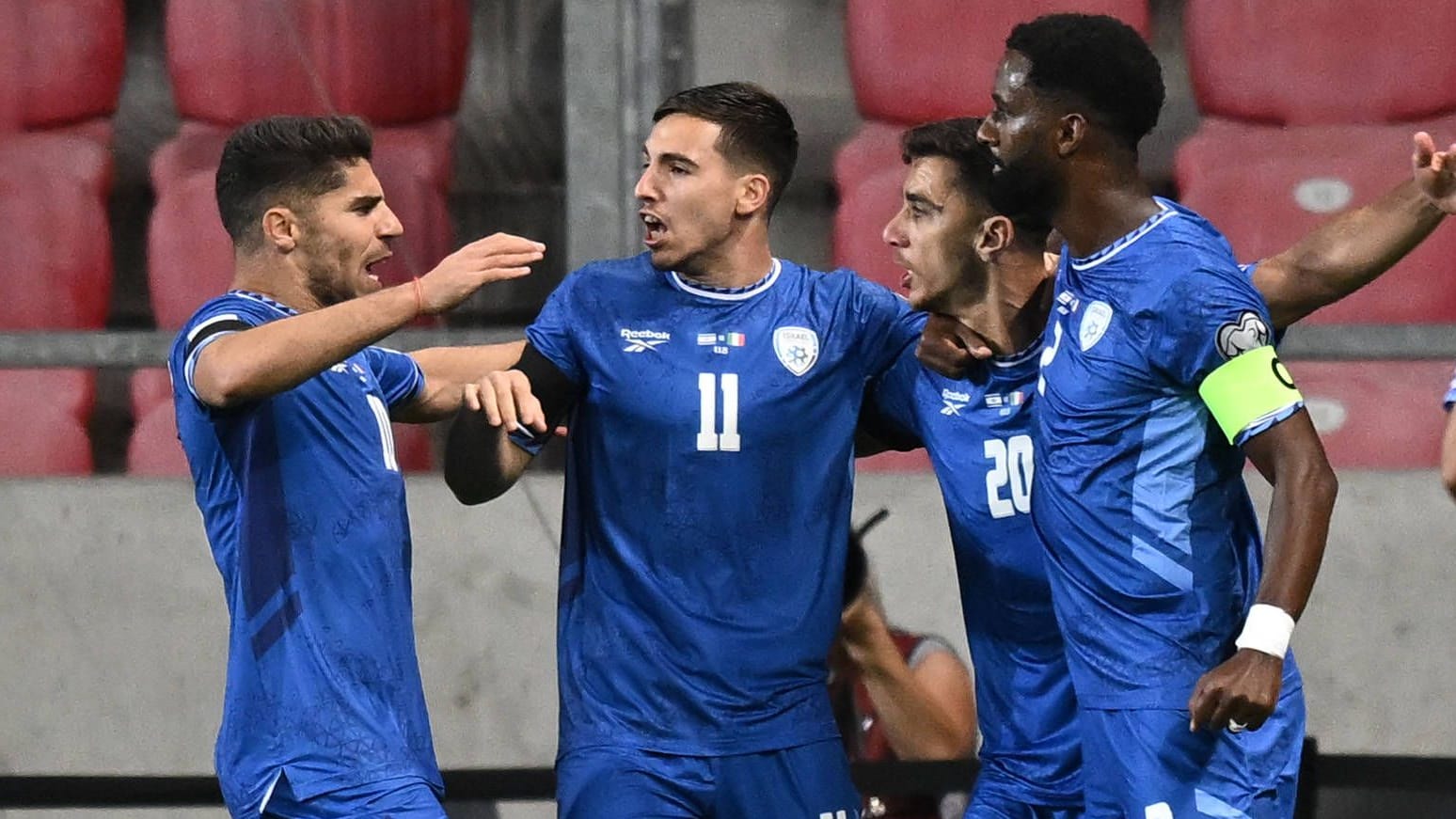 Reebok logo on the Israeli jerseys: The US manufacturer has equipped the team since 2025.