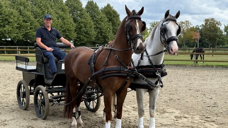 Erik's two -way span with which he regularly participates in competitions (photo: Erik Peeters) 