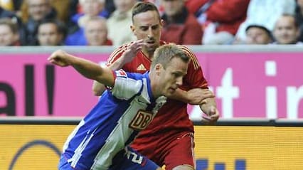 "Ribery is a single muscle" - Christian Lell from Hertha BSC about his Munich opponent Franck Ribery