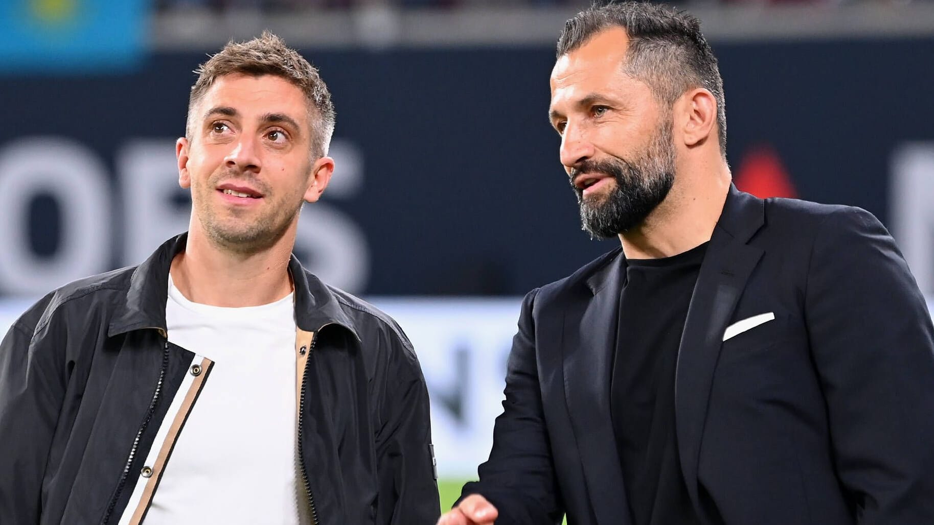 Marco Neppe (left) with Hasan Salihamidžić: The duo worked together for FC Bayern for many years. Marco Neppe (left) with Hasan Salihamidžić: The duo worked together for FC Bayern for many years.