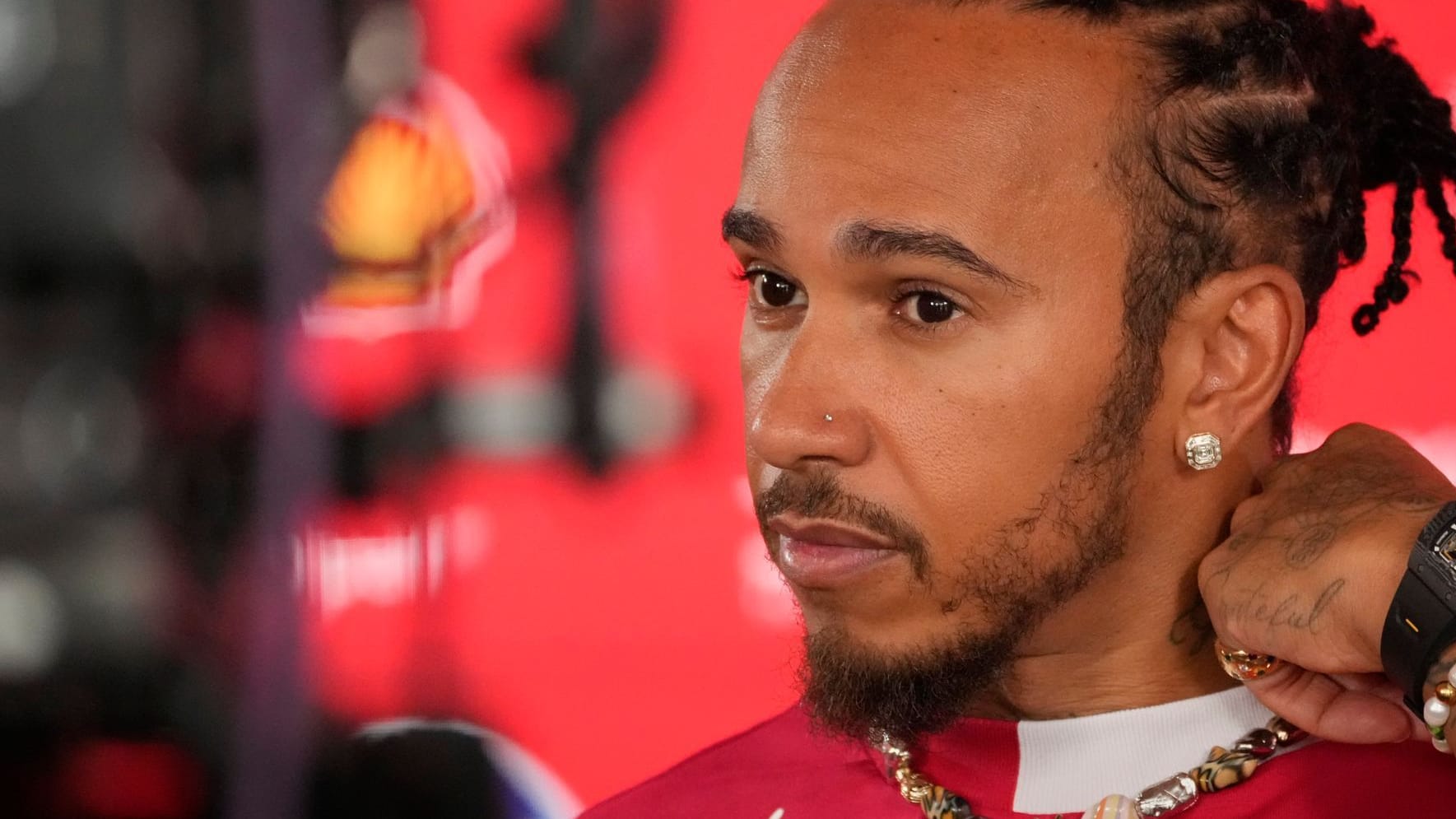 Lewis Hamilton: He crossed Charles Leclerc.