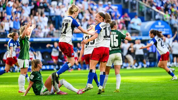 Cheers at the HSV women, frustration with VfL Wolfsburg