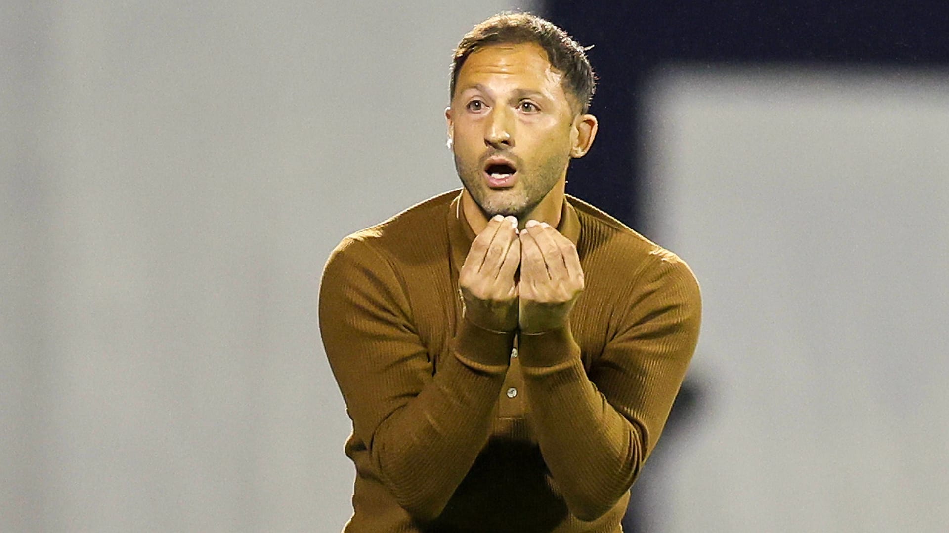 Stunned: Domenico Tedesco and Fenerbahçe disappointed in Zagreb.