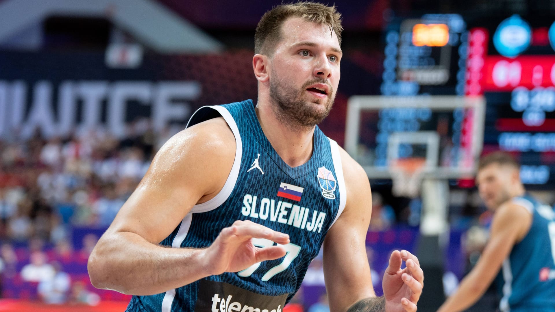 Germany as the next opponent: Slovenia's superstar Luka Dončić.