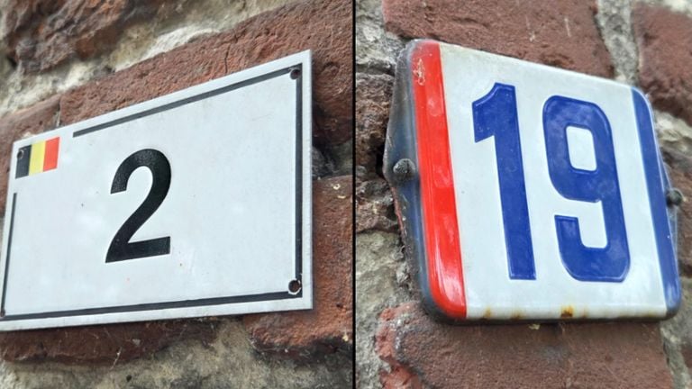 Two house numbers, one house (photo: Noël van Hooft).