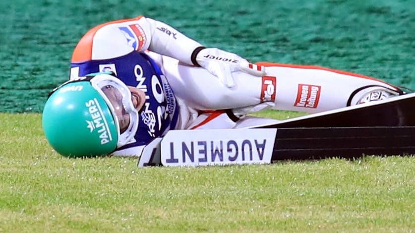 Eva Pinkelnig: She fell heavily in Predazzo and contracted serious knee injuries.