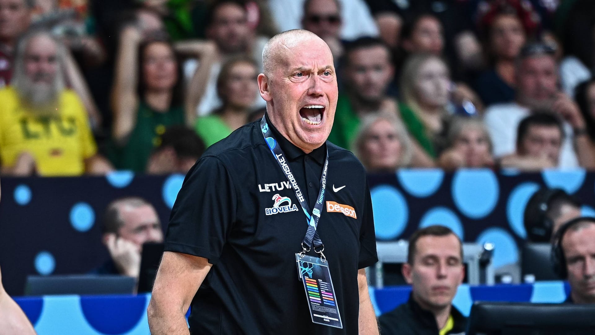 Lithuania's trainer Rimas Kurdinaitis did not cut a good figure before the quarter -finals.