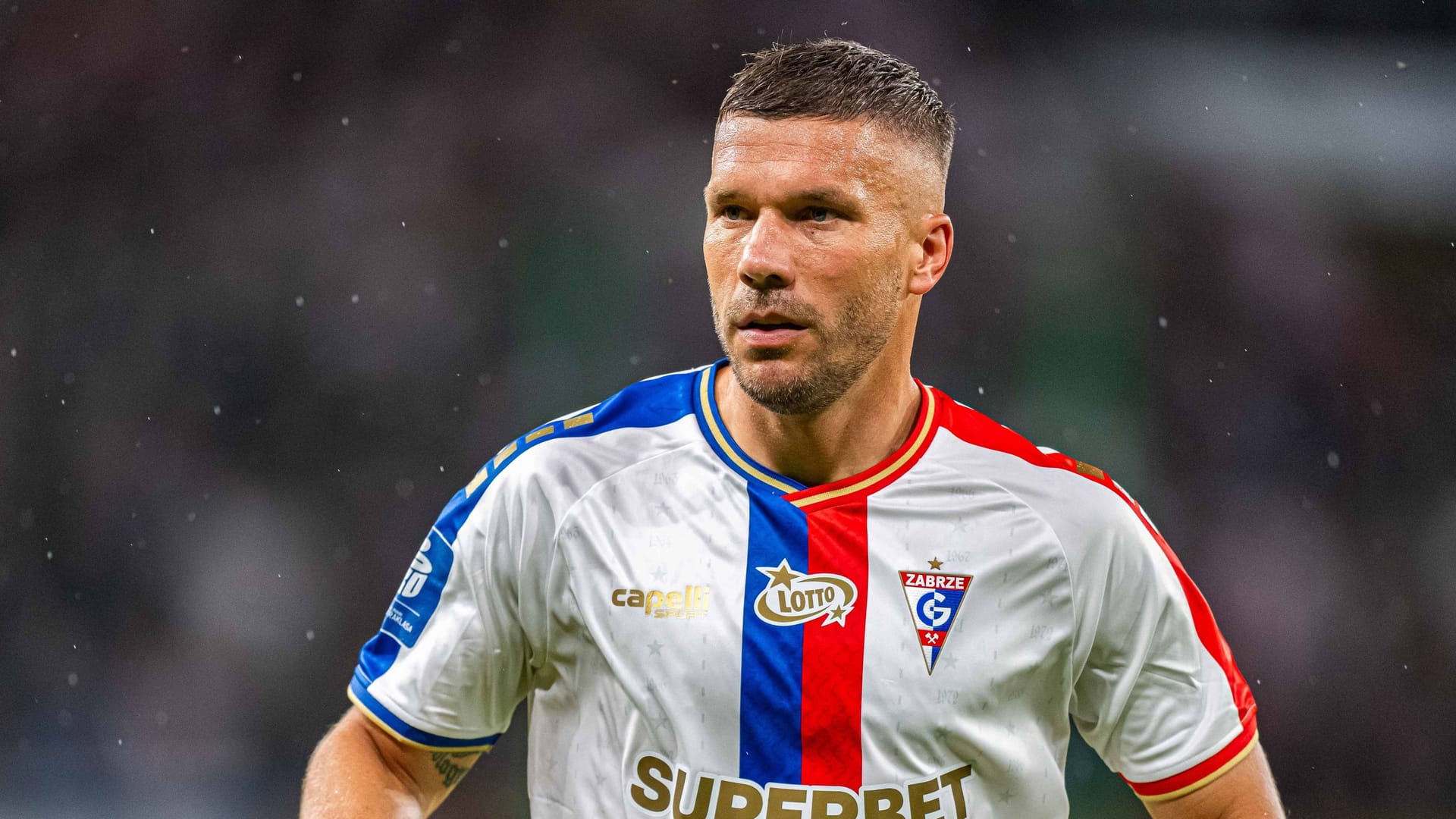 Lukas Podolski has been playing in Poland since 2021.