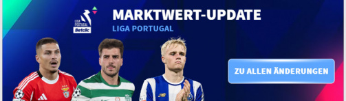 © TM/Imago - All market value changes in Liga Portugal (link to statistics)