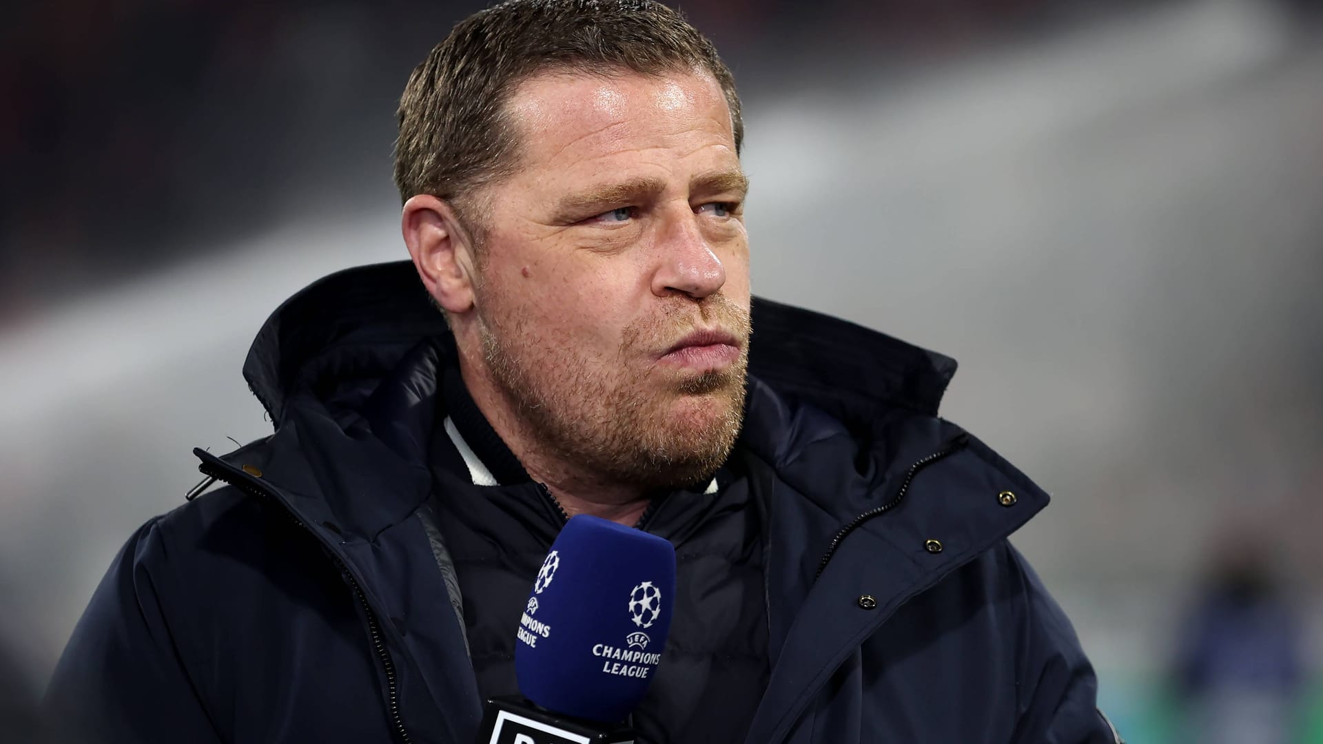 Max Eberl: Before the kick-off, he asked himself the questions of DAZN presenter Laura Wontorra.