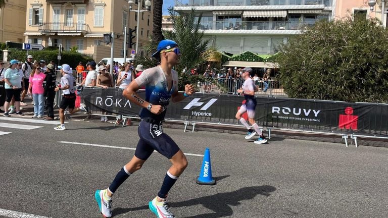 Yann van de Spijker during the Iron Man World Cup.