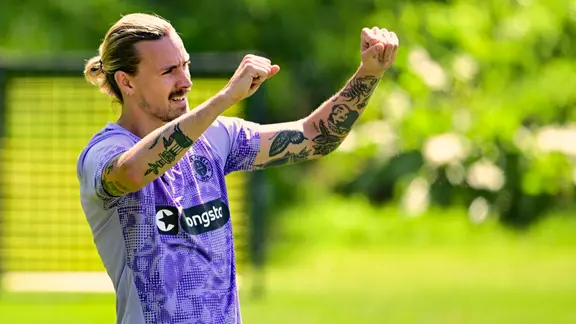 Captain Jackson Irvine from FC St. Pauli