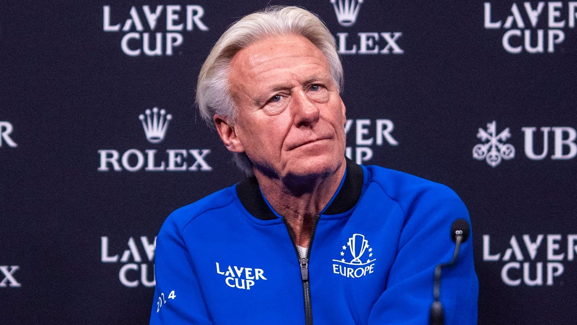 Björn Borg, here at the Laver Cup 2024: The Swede won eleven Grand Slam titles in his active career.