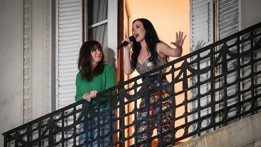 Katy Perry with Cristina Kirchner