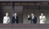 January 2020: Emperor Naruhito (second from the right) waves the crowd at his New Year's speech. Next to him his wife Masako and his parents, the former emperor Akihito and his wife Michiko. In 2019, Naruhito took over the office of Akihito.