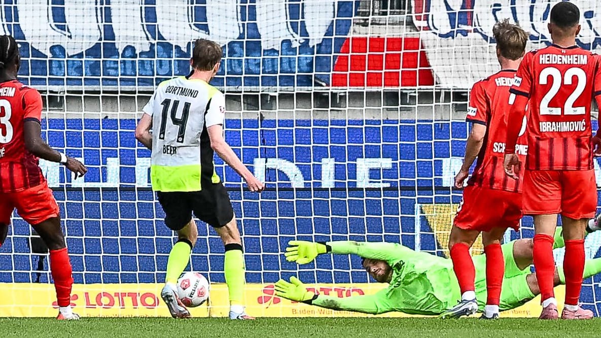 The decision: Dortmund's Beier (M.) meets 2-0 in Heidenheim.