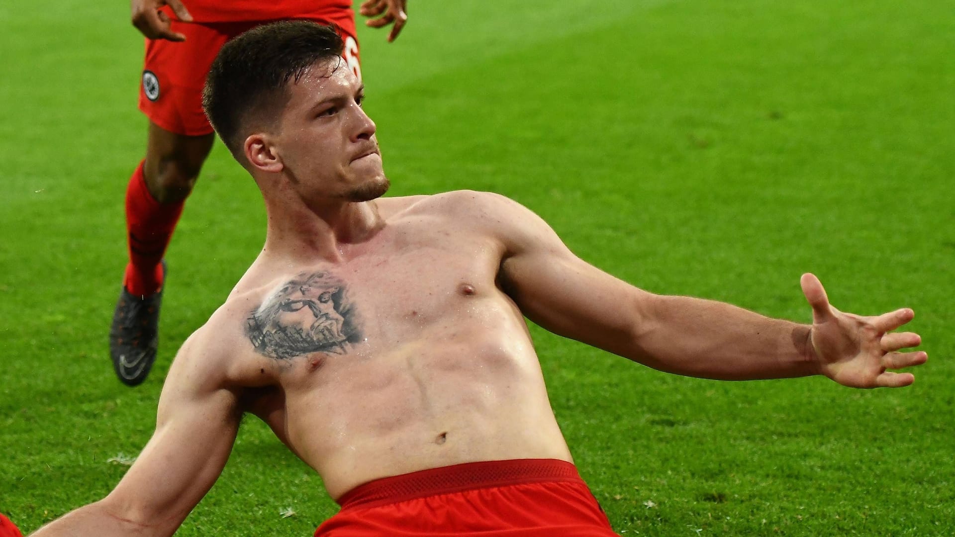 Luka Jović: With Eintracht Frankfurt he won the DFB Cup.