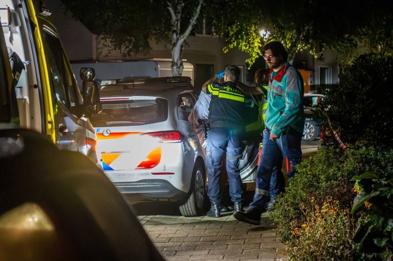 The arrested man is taken by the police (photo: Dave Hendriks / Persbureau Heitink).