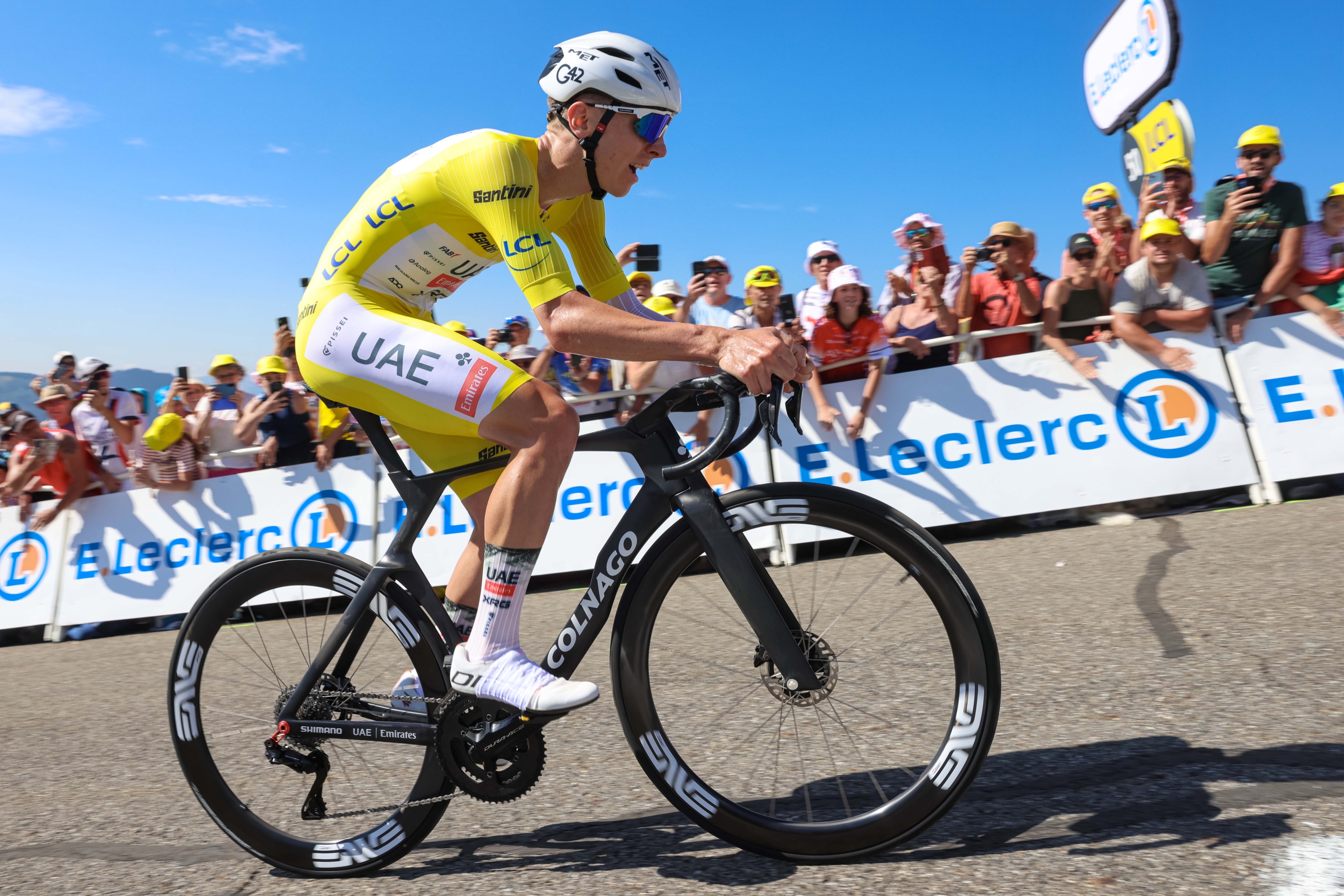 Tour de France 2025 - 112th Edition - 13th Stage Loudenvielle - Peyragudes 10.9 km - 18/07/2025 - Tadej Pogacar (SLO - UAE Team Emirates - XRG) - Photo Luca Bettini/SprintCyClingagecy © 2025